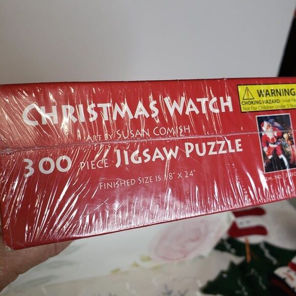 NEW Susan Comish Sealed Christmas Watch Santa Claus Puzzle 300 Piece RARE - Picture 4 of 5